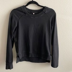 LULULEMON Black Side Zipper Pullover
